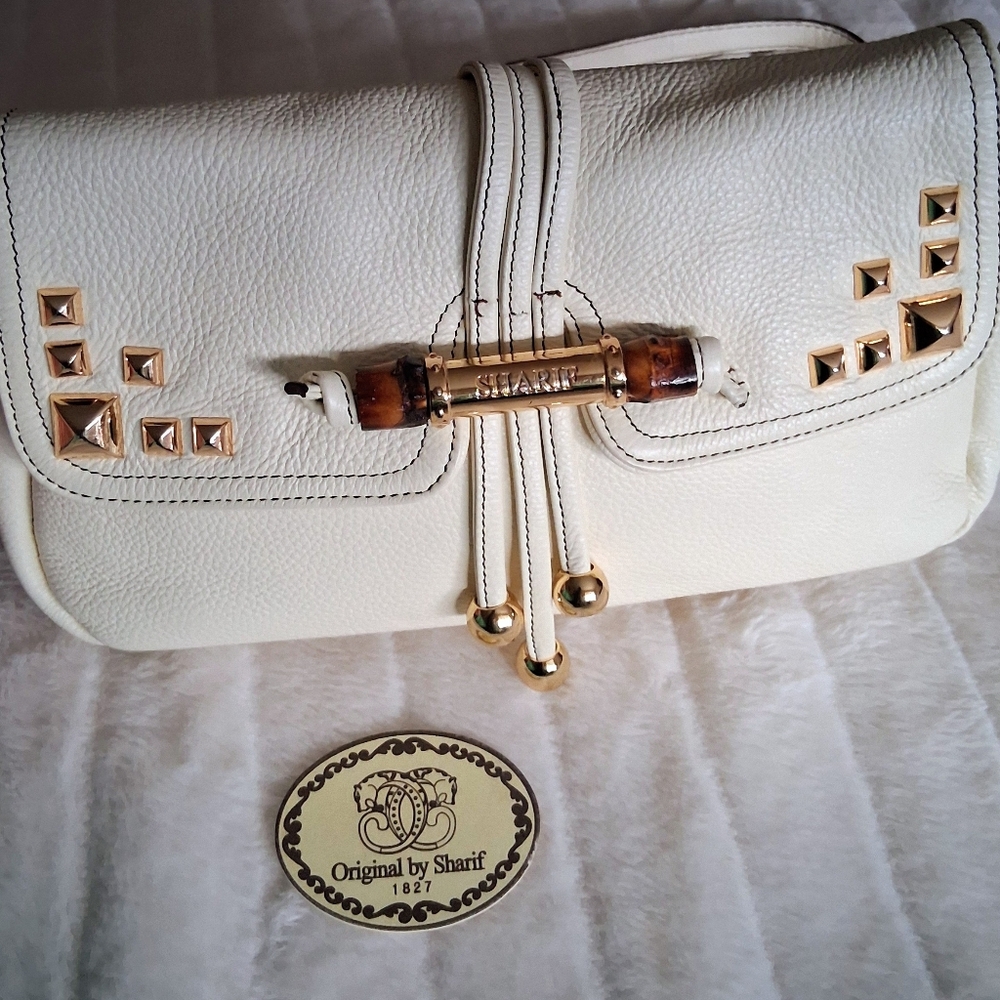 SHARIF Crossbody Bag In EUC Minor Strap Wear